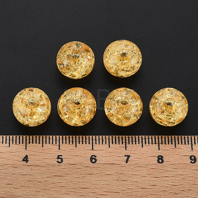 Transparent Crackle Acrylic Beads X-MACR-S373-66A-N13-1