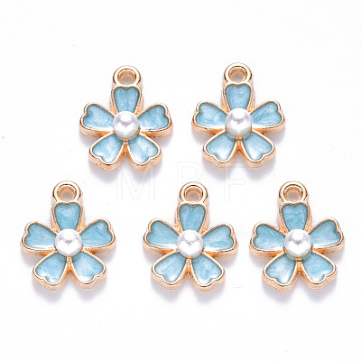 Alloy Enamel Charms X-ENAM-N054-028B-1