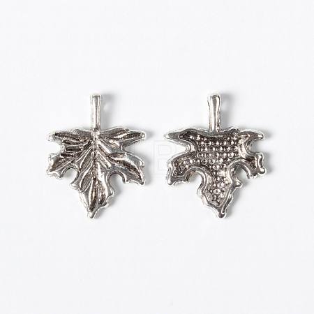 Autumn Theme Tibetan Style Alloy Pendants LF0188Y-1