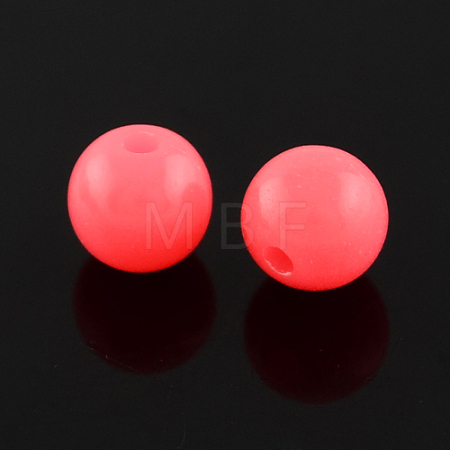 Fluorescent Acrylic Beads LS-MACR-R517-6mm-08-1