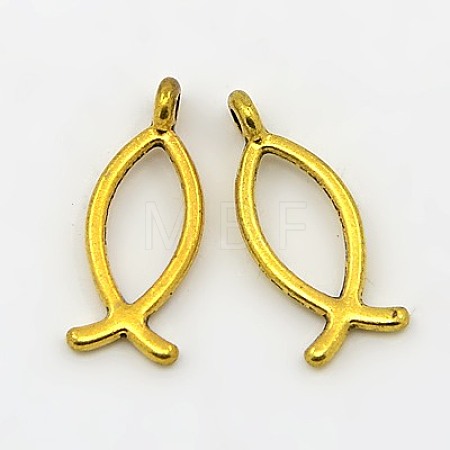 Tibetan Style Alloy Pendants GLF0394Y-1