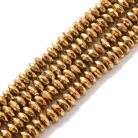 Electroplate Non-magnetic Synthetic Hematite Beads Strands G-J160-D-02-1