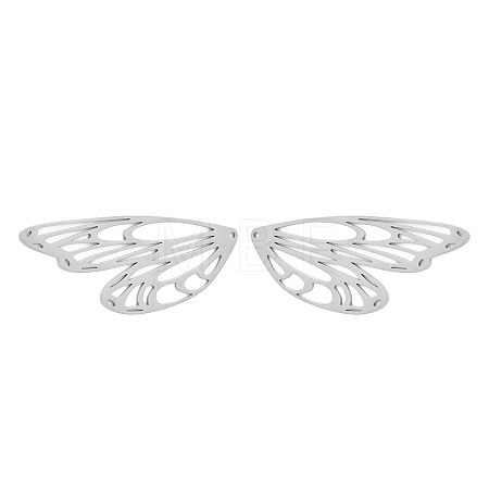 304 Stainless Steel Pendants STAS-WH0033-06P-1