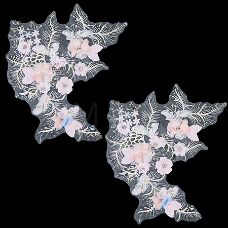 Polyester Embroidery Lace Sewing Ornaments DIY-WH2031-077A-01-1