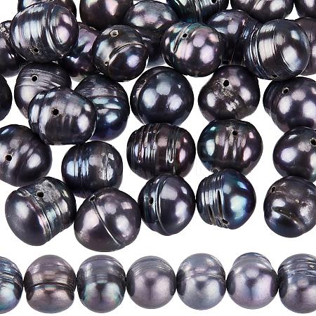 1 Strand Natural Cultured Freshwater Pearl Beads Strands PEAR-SC0001-18-1