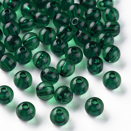 Transparent Acrylic Beads MACR-S370-A8mm-735-1