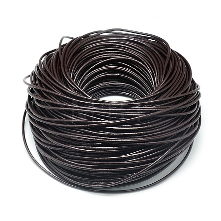 Round Cowhide Leather Cord WL-Q007-3mm-6-1