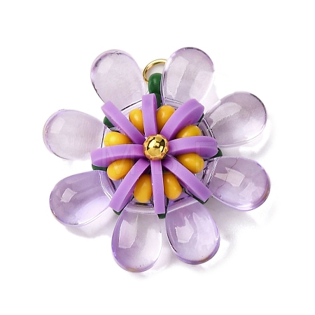 Glass & Polymer Clay Pendants PALLOY-MZ00810-03-1