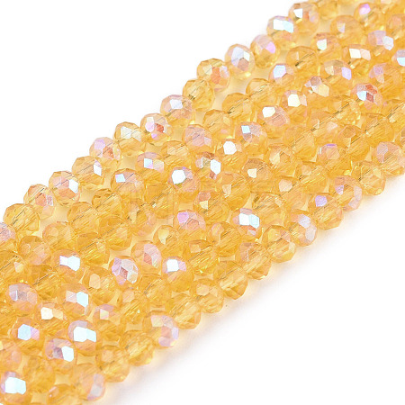 Electroplate Glass Beads Strands LS-EGLA-A044-T2mm-L03-1