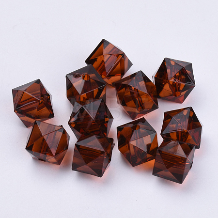 Transparent Acrylic Beads X-TACR-Q259-8mm-V60-1
