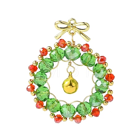 Glass Pendants PALLOY-JF03158-1