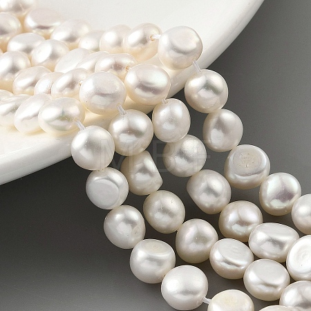 Natural Cultured Freshwater Pearl Beads Strands PEAR-A006-08G-1