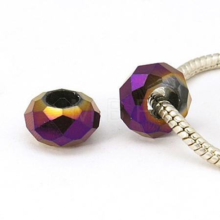 Glass European Beads GDA010-C7-1