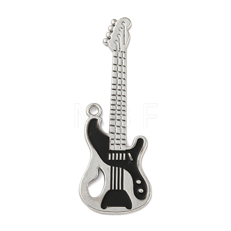 Platinum Plated Alloy Enamel Big Pendants PALLOY-M218-08P-02-1