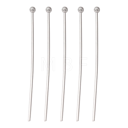 Tarnish Resistant 304 Stainless Steel Ball Head pins STAS-N017-02-35mm-1