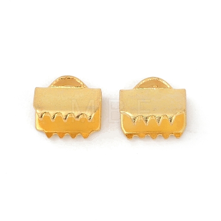 304 Stainless Steel Ribbon Crimp Ends STAS-E471-05H-G-1