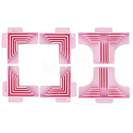 8Pcs Plastic Corner Guides for Chipboard Boxes NDIS-WH0696-881A-1