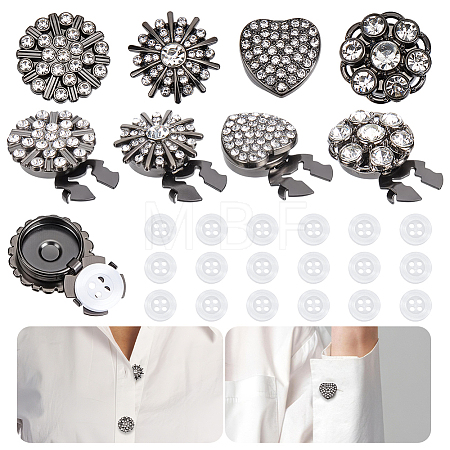 Alloy Cufflinks BUTT-NB0002-19B-1