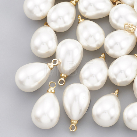 ABS Plastic Imitation Pearl Pendants KK-T035-62-1