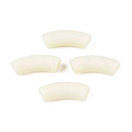Opaque Acrylic Beads MACR-S372-001B-S019-1