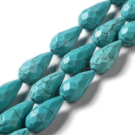 Natural Howlite Beads Strands G-C025-04-1