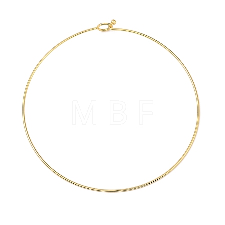 Rack Plating Brass Choker Necklaces NJEW-Q348-03G-1