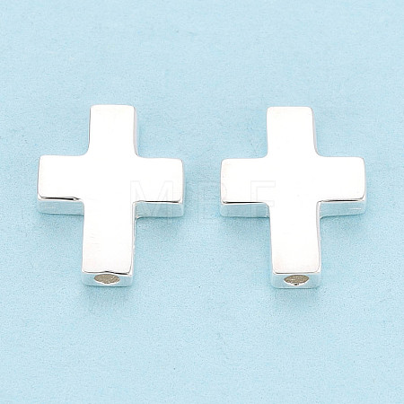 925 Sterling Silver Religion Cross Beads STER-N016-122S-1
