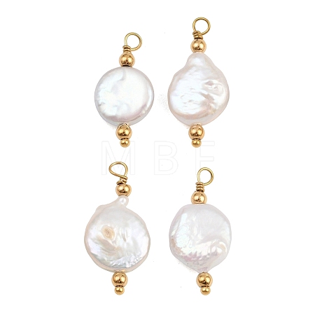 Natural Baroque Keshi Pearl Pendants PA-CBA0A45-15G-1