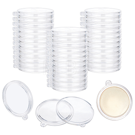 Transparent Acrylic Big Pendants FIND-FG0005-49B-1