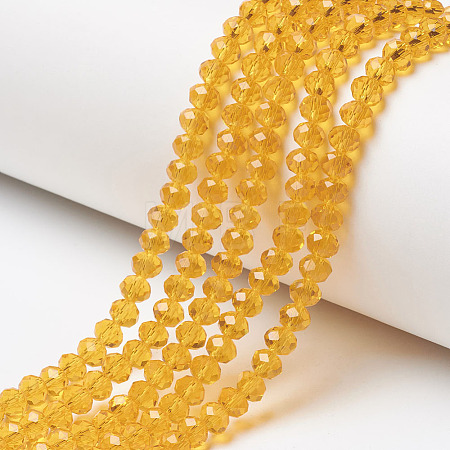 Glass Beads Strands EGLA-A034-T4mm-D17-1
