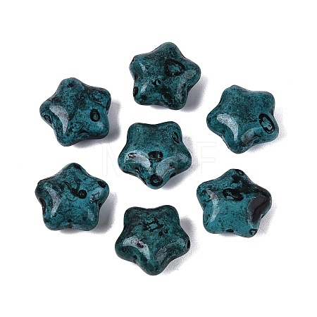 Picasso Opaque Glass Beads SEED-N012-08K-1