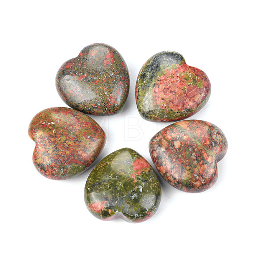 Natural Unakite Healing Stones PW-WGA91AE-13-1