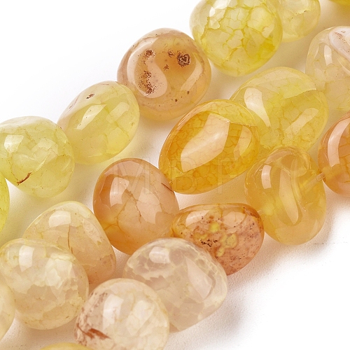 Natural Agate Beads Strands X-G-L560-L14-1