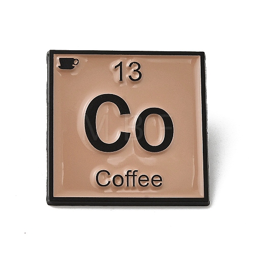 Creative Coffee Enamel Pins JEWB-P030-K04-1