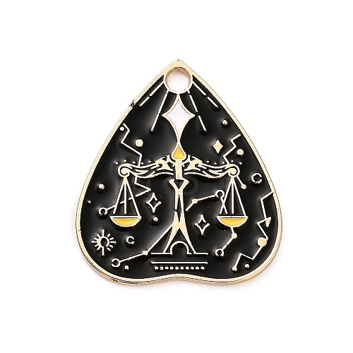 Alloy Enamel Pendants FIND-V001-01G-04-1