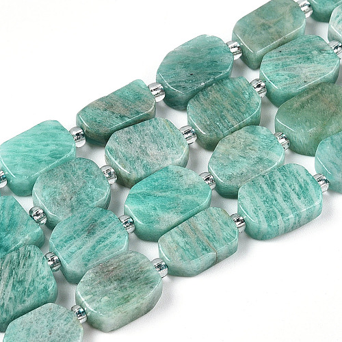 Natural Amazonite Beads Strands G-T138-10-1