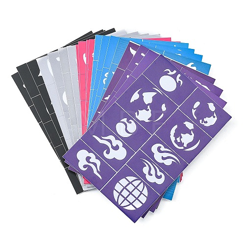 Removable Temporary Tattoos Paper Stickers AJEW-WH0026-A20-1