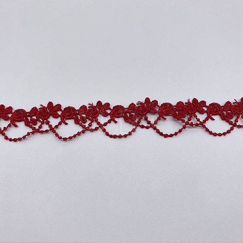 Polyester Lace Trims SENE-PW0017-04D-1