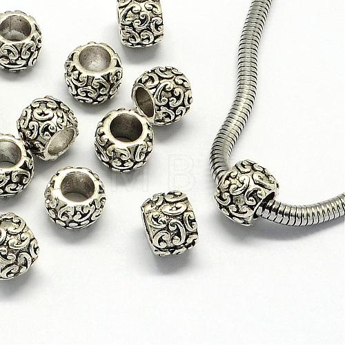 Alloy European Beads PALLOY-S079-069AS-1