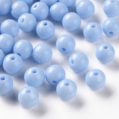 Opaque Acrylic Beads S-MACR-S370-C10-SS2113-1