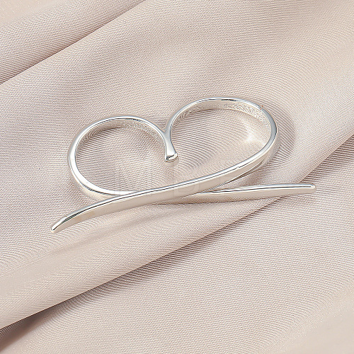 Exaggerated French Alloy Double Rings for Women VT2339-9-1