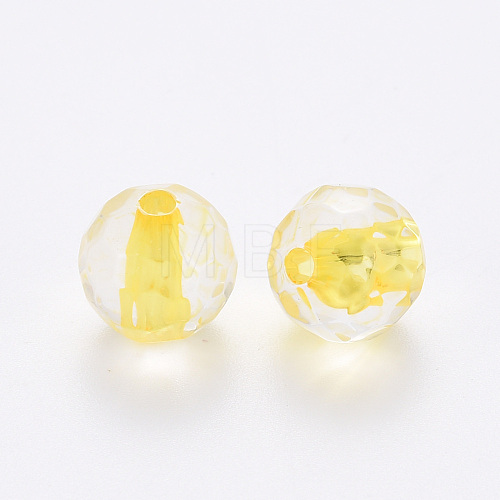 Transparent Acrylic Beads TACR-S154-11A-81-1