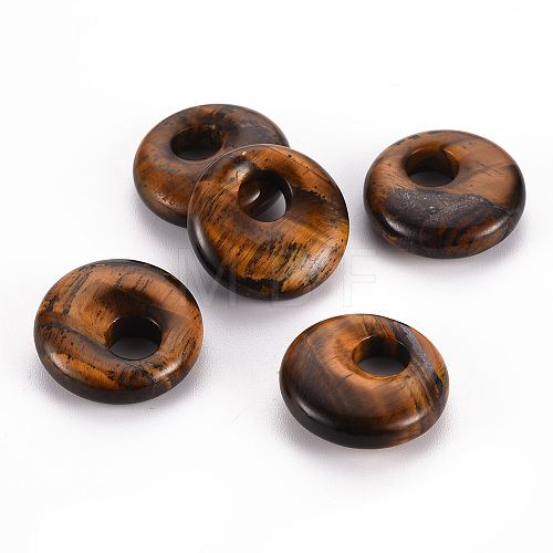 Natural Tiger Eye Pendants G-T122-67C-1