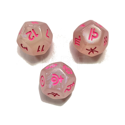 Acrylic Polyhedral Dice PW-WG8E553-10-1