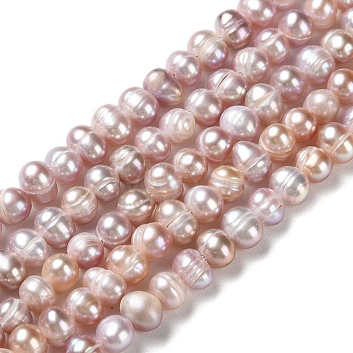 Natural Cultured Freshwater Pearl Beads Strands PEAR-E018-79B-1