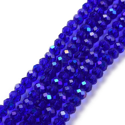 Electroplate Glass Beads Strands EGLA-A044-T1mm-L06-1