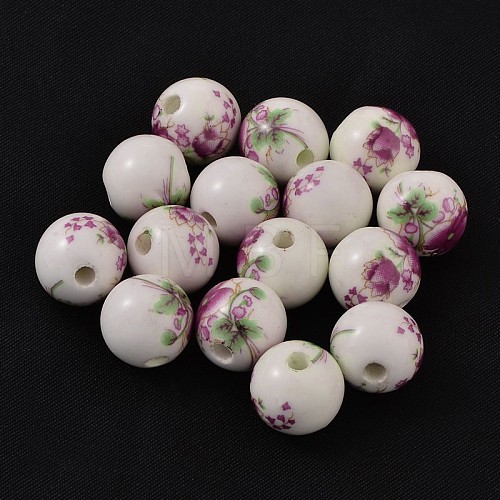 Handmade Porcelain Beads CFF038Y-1