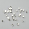 PVD Vacuum Plating Brass Round Spacer Beads X-KK-I601-3mm-S-RS-2