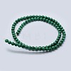 Natural Malachite Beads Strands G-F571-27AB1-8mm-3