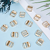14Pcs Rectangle Alloy Buckles FIND-CY0002-02G-4